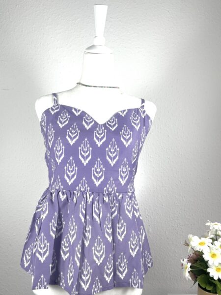 Lavender Peplum Tops