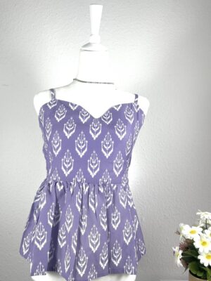 Lavender Peplum Tops