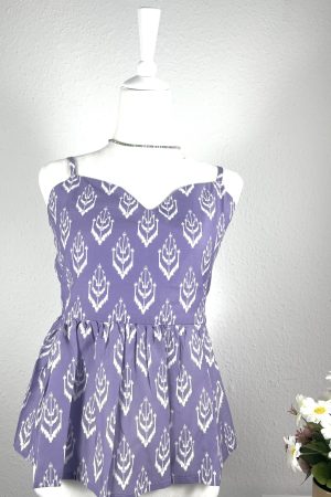 Lavender Peplum Tops