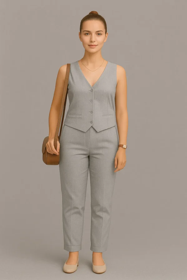 Grey- waist co-ord sets