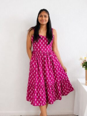 Rani Pink – Maxi Dress with Pocket