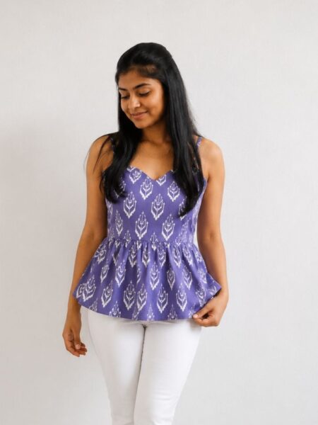 Lavender Peplum Tops