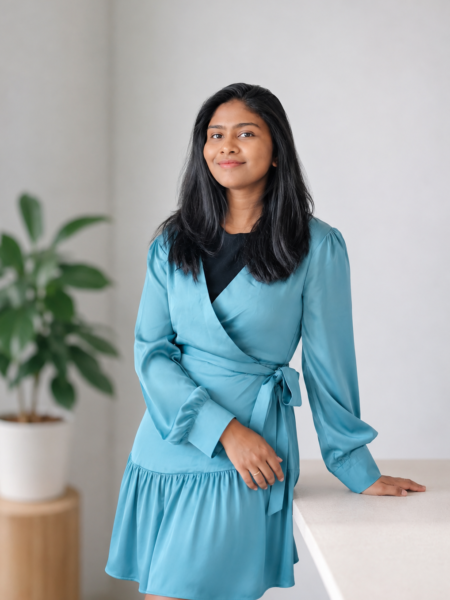 Aqua Blue Wrap -Satin-dress