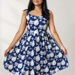 Blue - Floral Frock