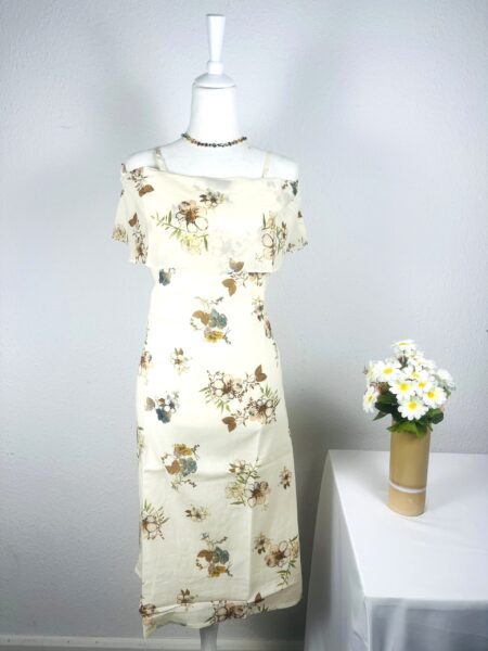 White - Malmal - off shoulder Maxi