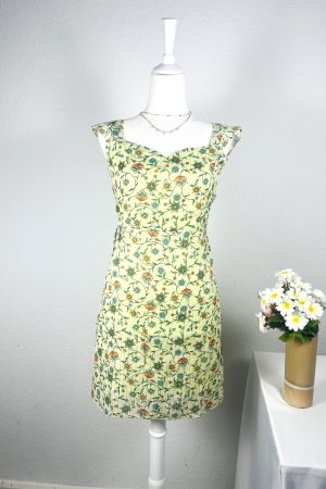 Pastel Green – Floral Frock