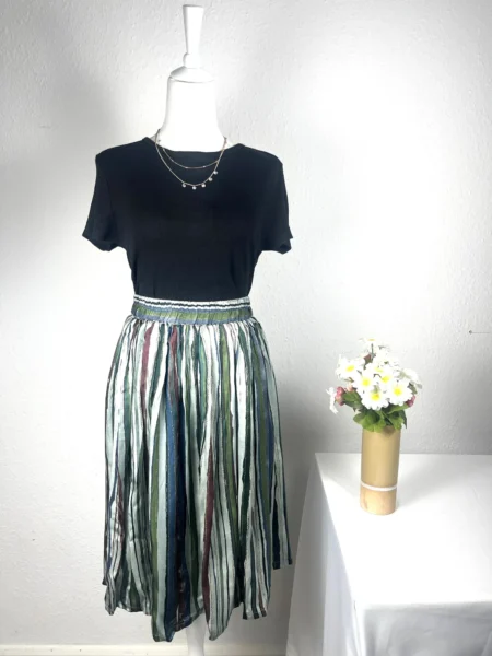 Colourful - Satin Skirt (skirt only)