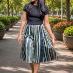 Colourful - Satin Skirt (skirt only)