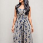 Grey Purple - Floral Jumpsuit