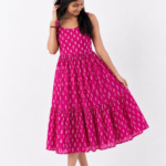 Rani Pink - Maxi Dress with Pocket