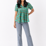 Georgette Peplum Top