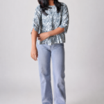 Cotton Peplum Top